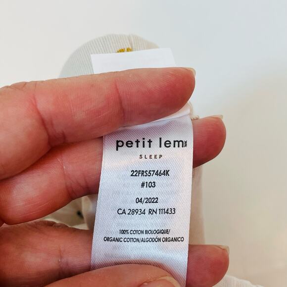 NWT Petit Lem Size 12M Pumpkin PJs - Picture 4 of 4
